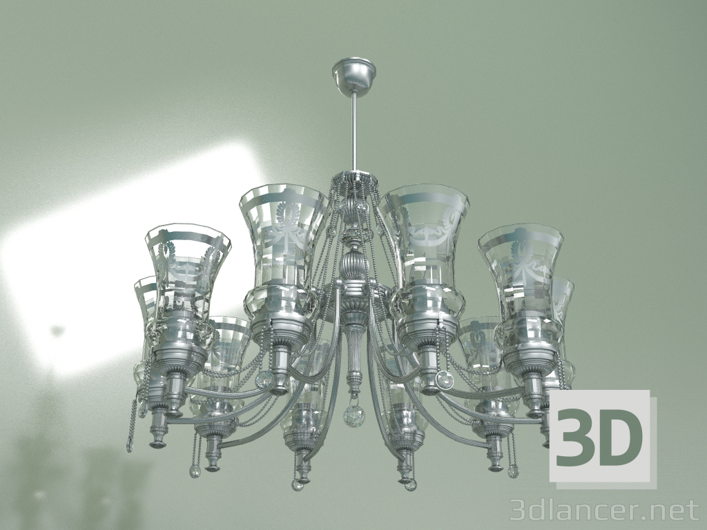 modello 3D Lampadario NICO KLOSZ NIC-ZW-10 (P) - anteprima