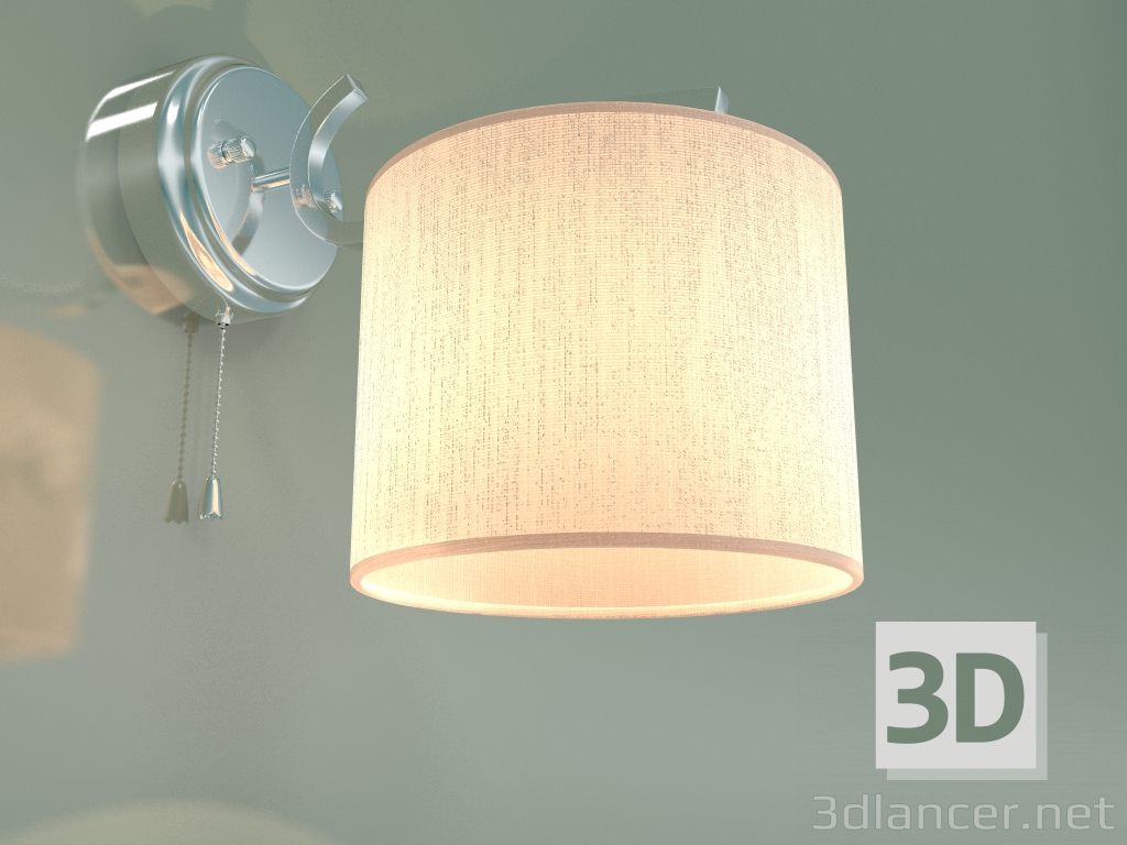 3d model Sconce Shantel 60111-1 (chrome) - preview