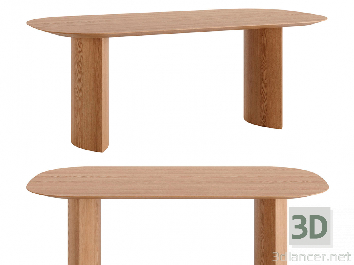 Mesa de comedor Plauto de Miniforms 3D modelo Compro - render