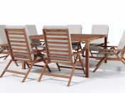 modèle 3D. Mobilier de jardin. Ikéa