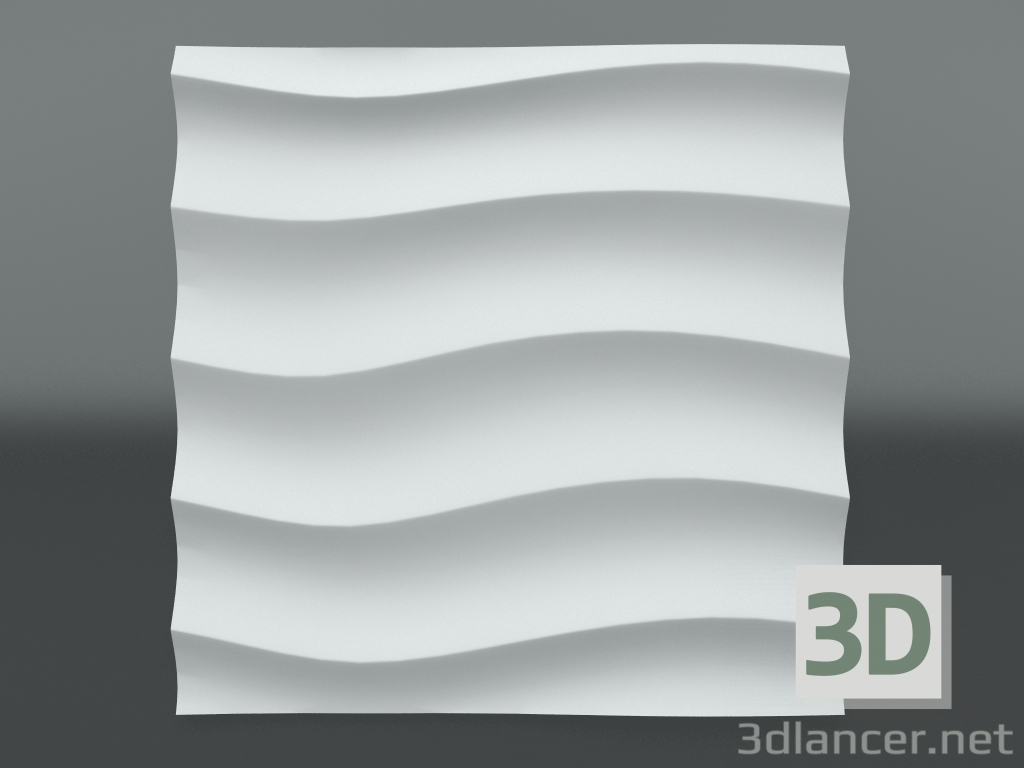 3d model Panel 3d de yeso S-216 - vista previa