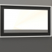 3d model Mirror ZL 18 (750x450, wood black, white) - preview