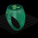 3d The ring with a black onyx model buy - render