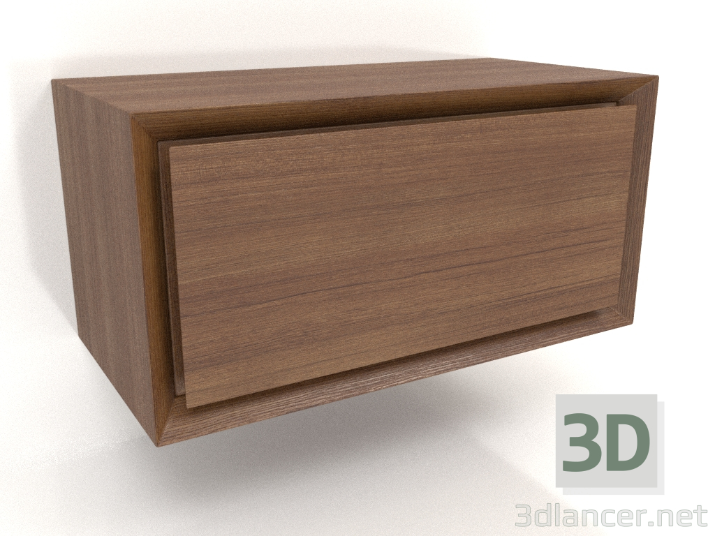 modello 3D Armadio TM 011 (400x200x200, legno marrone chiaro) - anteprima