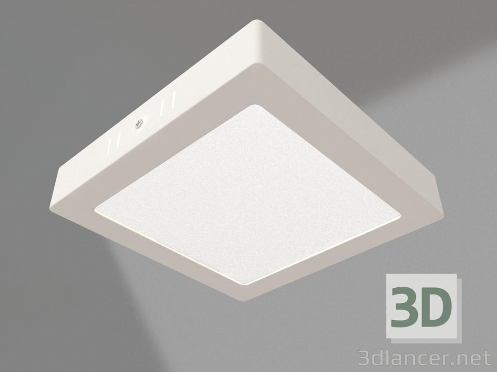 Modelo 3d Lâmpada SP-S225x225-18W branco quente - preview