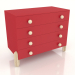 3d model Chest of drawers D1 size L - preview