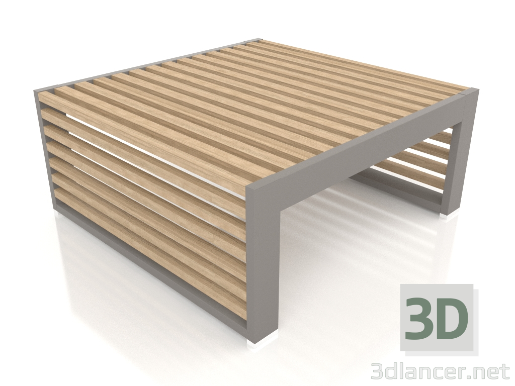 Modelo 3d Mesa lateral (cinza quartzo) - preview