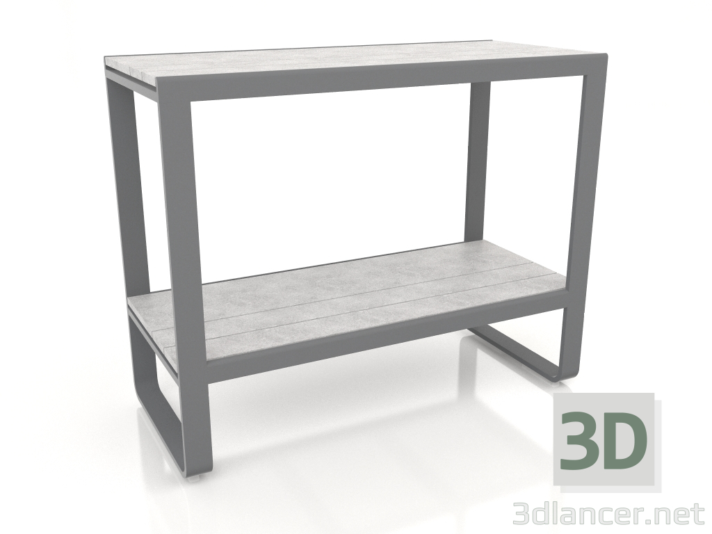 3d модель Стеллаж 90 (DEKTON Kreta, Anthracite) – превью