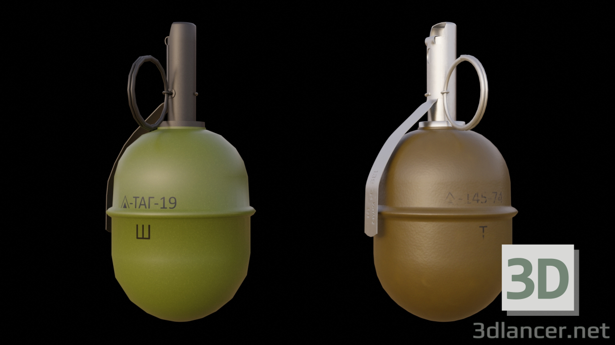 modèle 3D de Grenade à main RGD-5 acheter - rendu