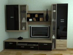 Pared de muebles Xetra