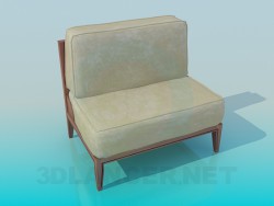 Chair without armrests