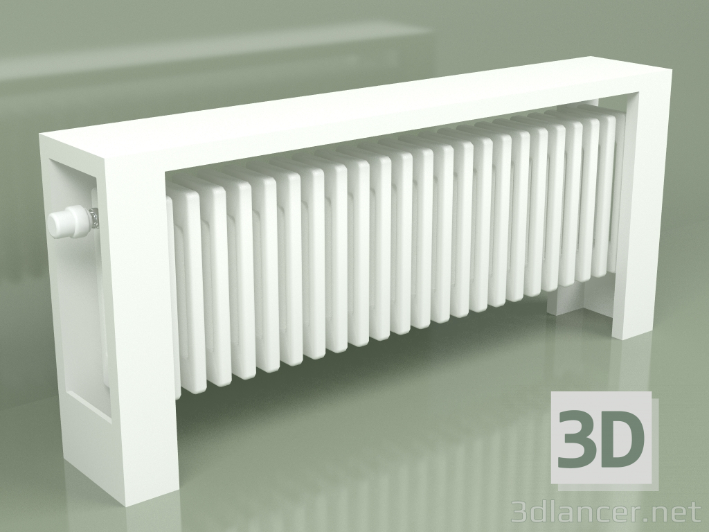 3d модель Радиатор Delta Column Bench V (H350 L1200 B139, RAL - 9016) – превью