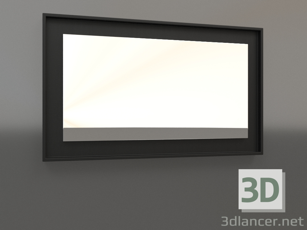 3d model Mirror ZL 18 (750x450, wood black) - preview