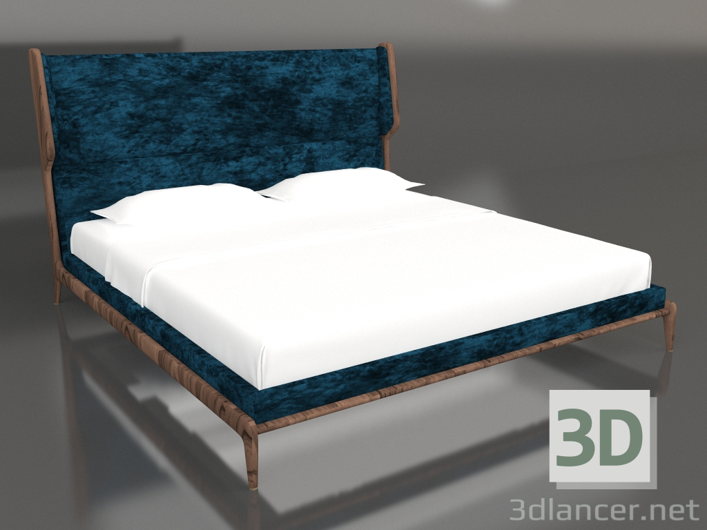 3d model Cama king oriental Sleeping Muse - vista previa