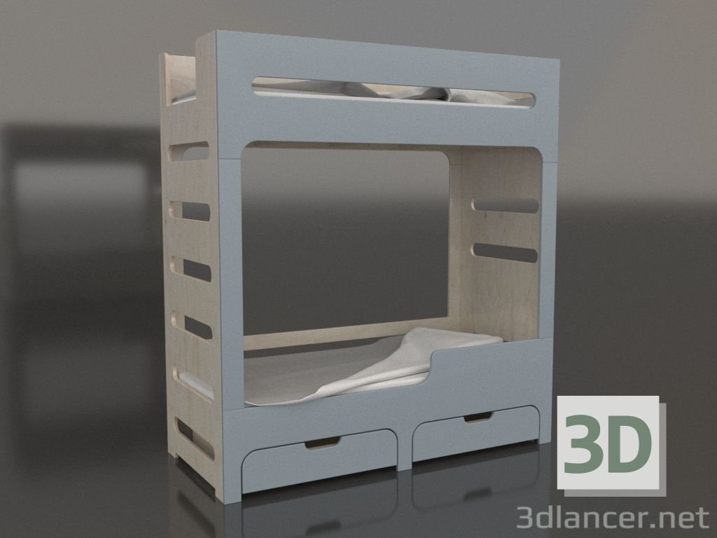 modello 3D Letto a castello MODE HR (UQDHR0) - anteprima