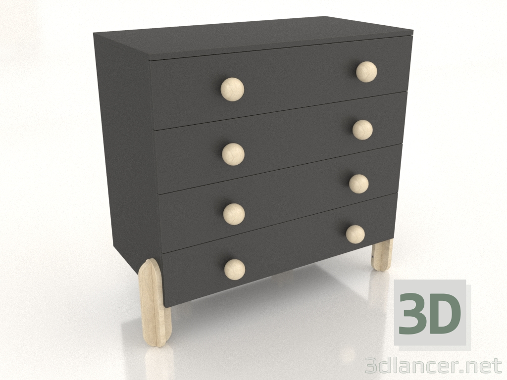 modèle 3D Commode D1 taille M - preview