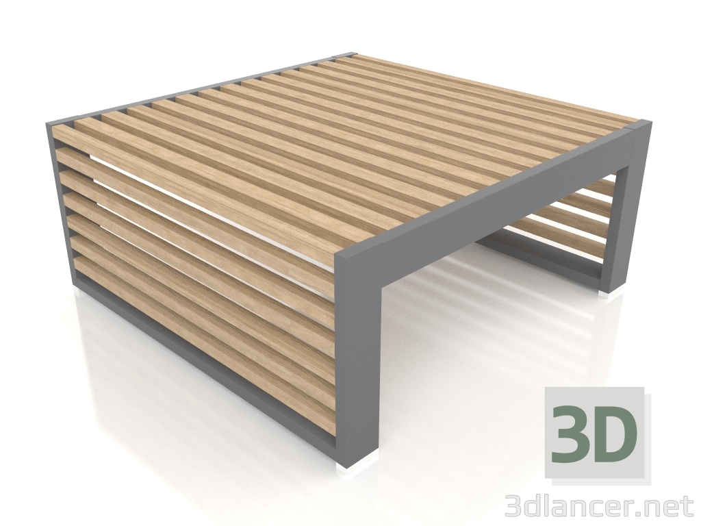 Modelo 3d Mesa lateral (Antracite) - preview