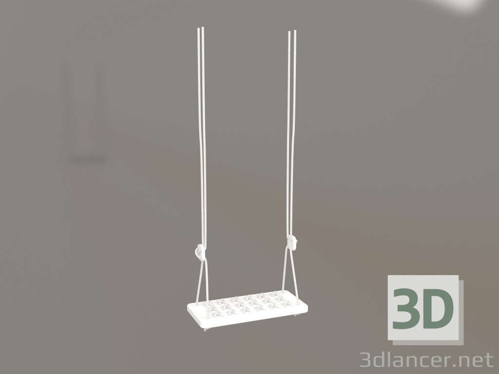 Modelo 3d Balanço (branco) - preview