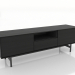 3d model TV cabinet 1450 mm (black RAL 9005) - preview