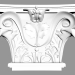 3D Modell Pilaster (Hauptstadt) PL557 - Vorschau