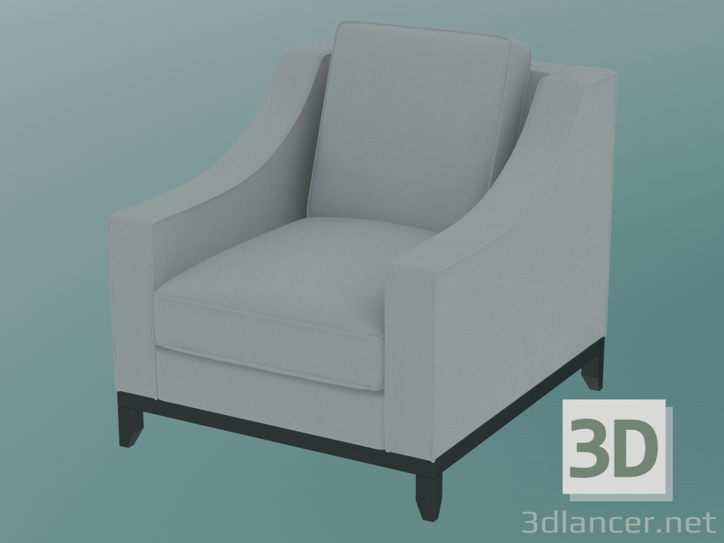 3d model Armchair Weston - preview