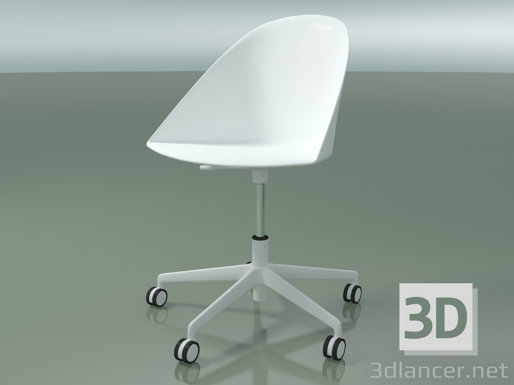 modello 3D Sedia 2308 (5 ruote, PA00001, PC00001 polipropilene) - anteprima