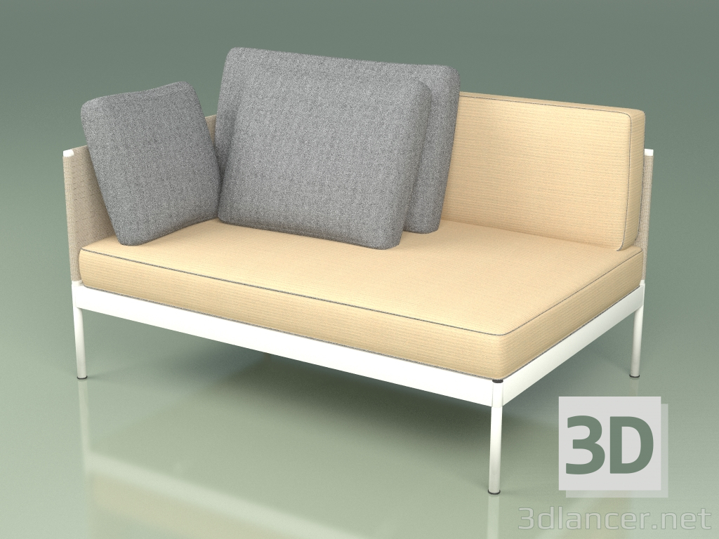 3D Modell Modulares Sofa (353 + 334, Option 2) - Vorschau