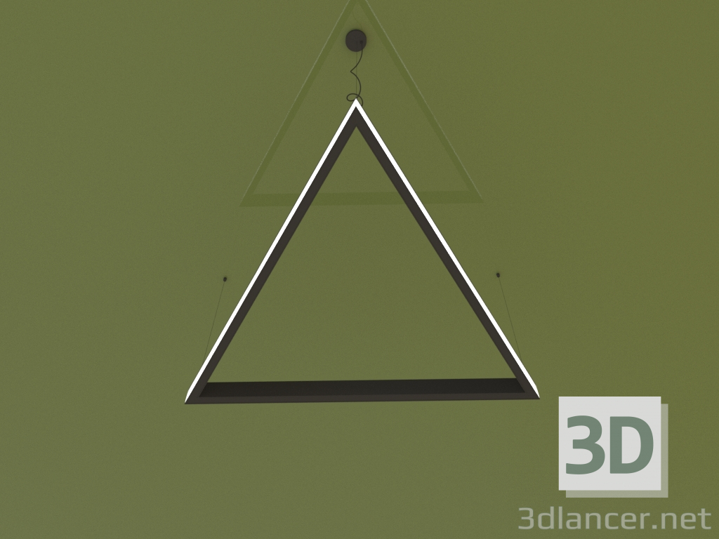 Modelo 3d Luminária LADO TRIANGOLO (882 mm) - preview