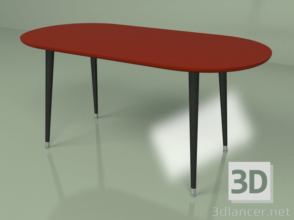 3D modeli Sehpa Sabun boyası (bordo) - önizleme