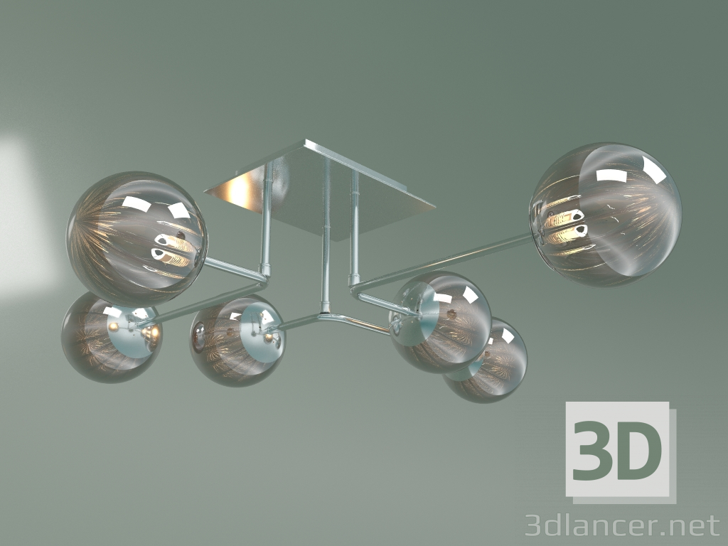 3D modeli Tavan avize Evita 30140-6 - önizleme