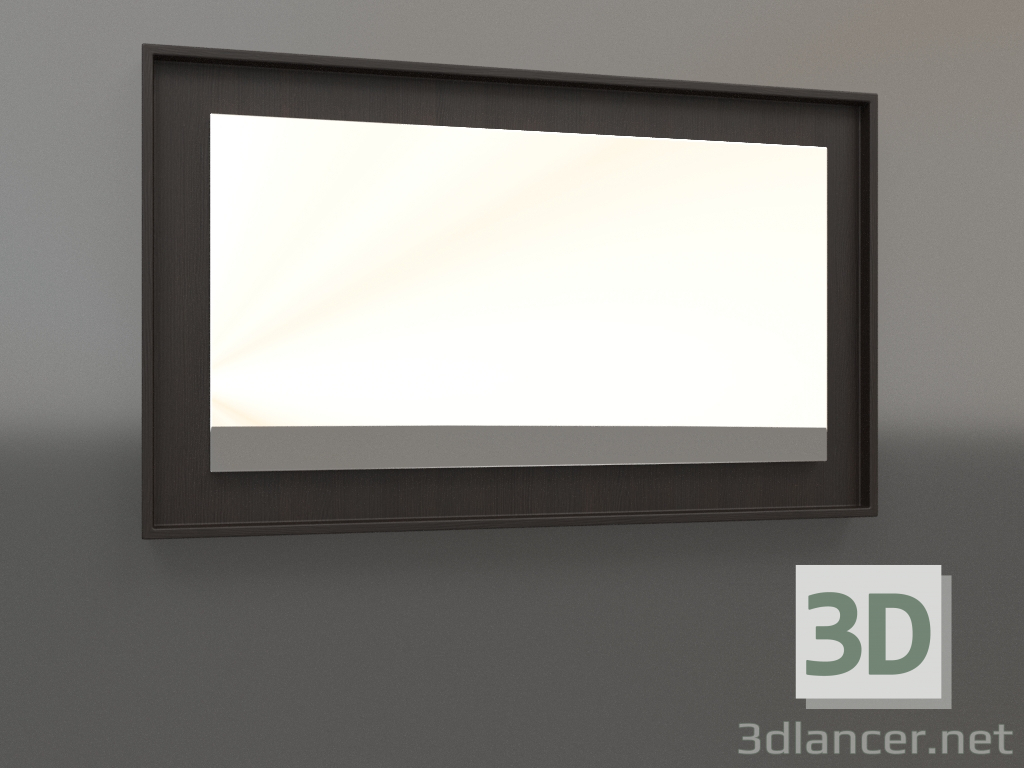 3D Modell Spiegel ZL 18 (750x450, Holzbraun dunkel) - Vorschau