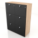 3D Modell Aktenschrank Mito MIT35 (980x418x1280) - Vorschau