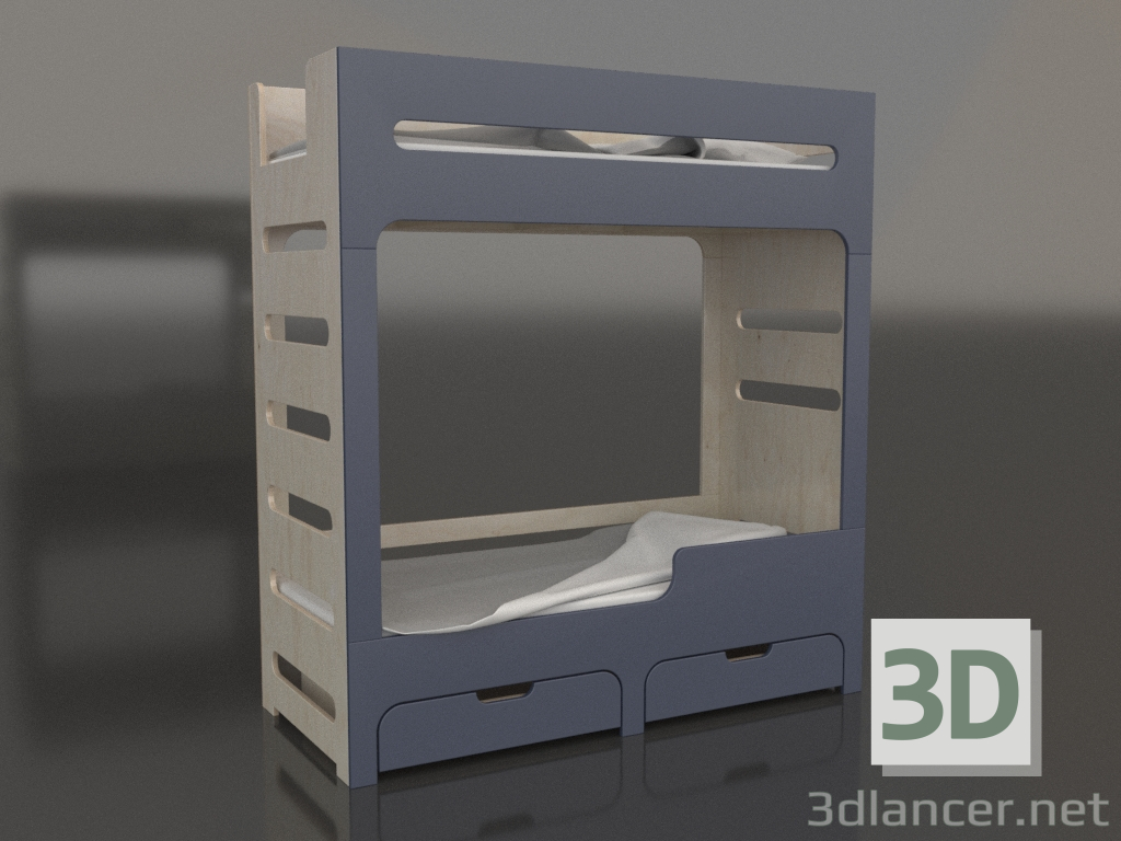 3D Modell Etagenbett MODE HR (UIDHR0) - Vorschau