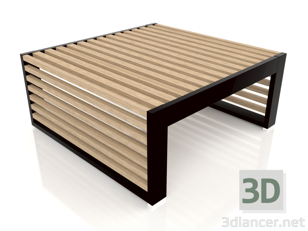 Modelo 3d Mesa lateral (preta) - preview