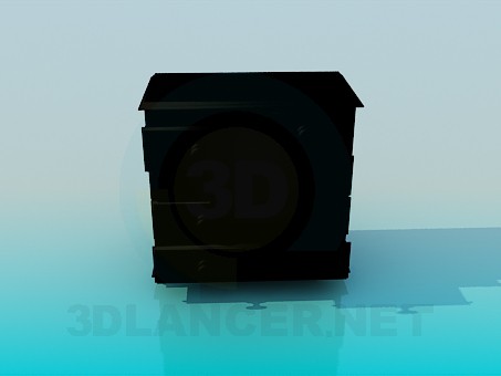 3d model Chest of drawers - preview