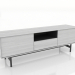 modello 3D Mobile TV 1450 mm (bianco RAL 9010) - anteprima