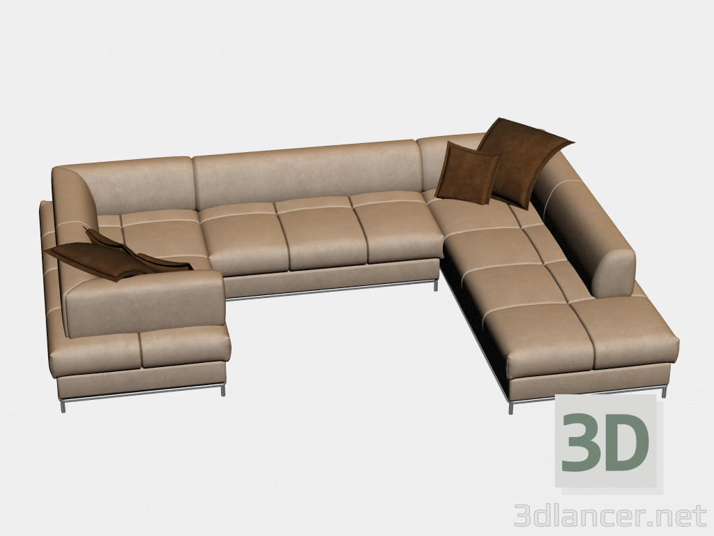 3d model Modular sofa May Day - preview