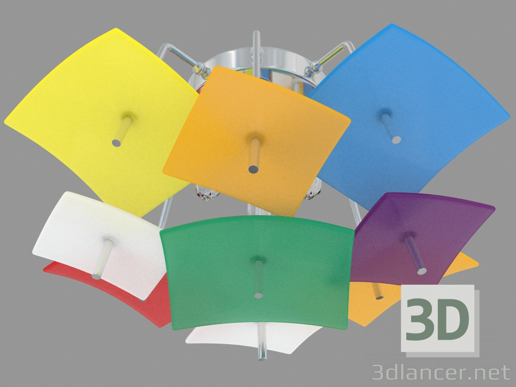 3d model De la lámpara (4color C110234) - vista previa