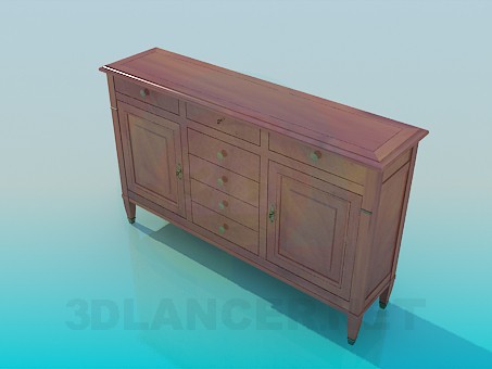 3d model Console - preview