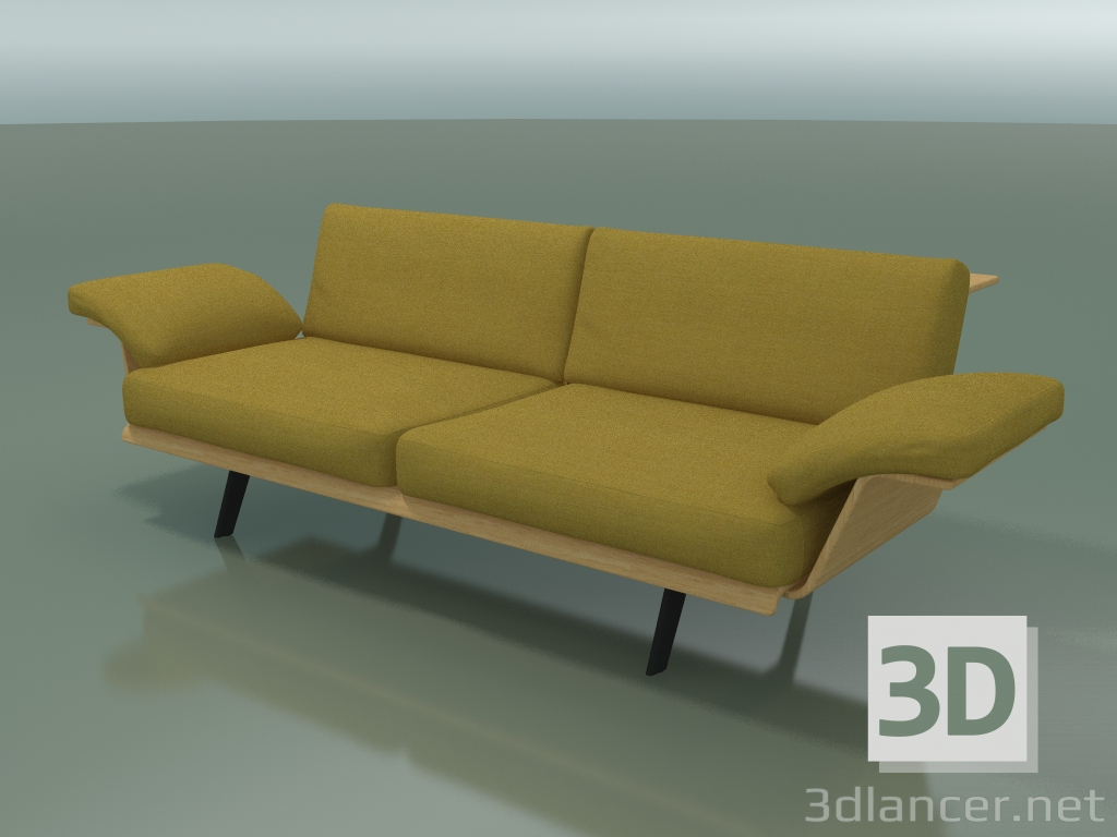 Modelo 3d Módulo central Lounge 4402 (L 180 cm, carvalho natural) - preview