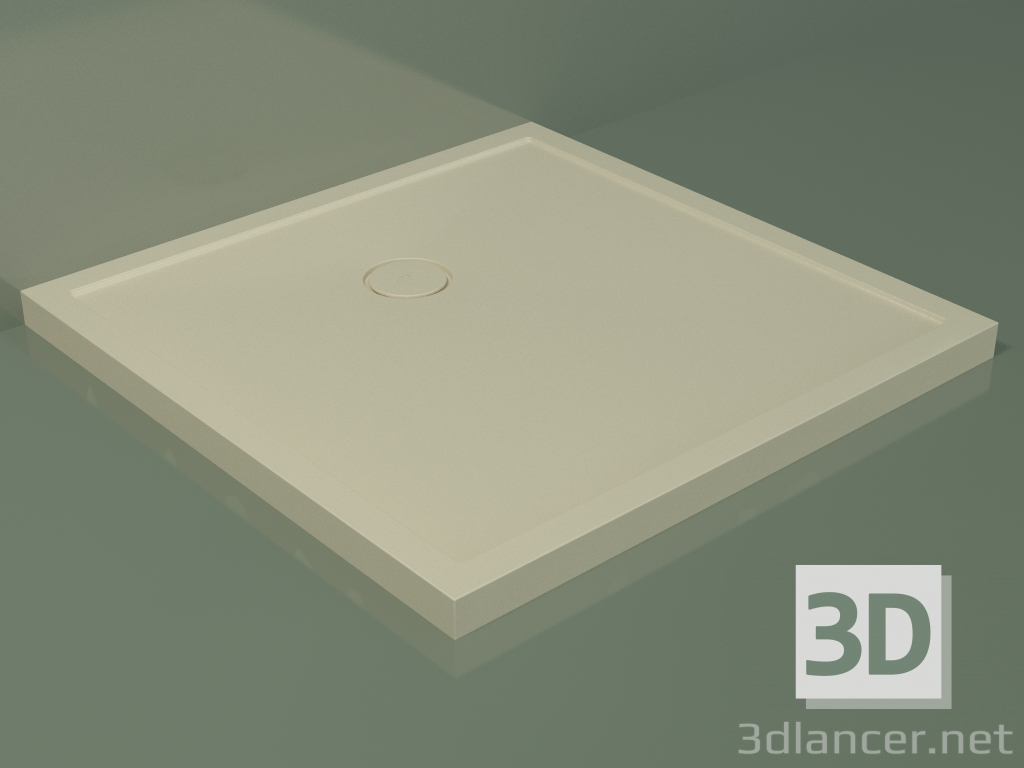 3d model Shower tray Medio (30UM0148, Bone C39, 100x100 cm) - preview