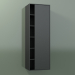 3d model Armario de pared con 1 puerta derecha (8CUCEDD01, Deep Nocturne C38, L 48, P 36, H 144 cm) - vista previa