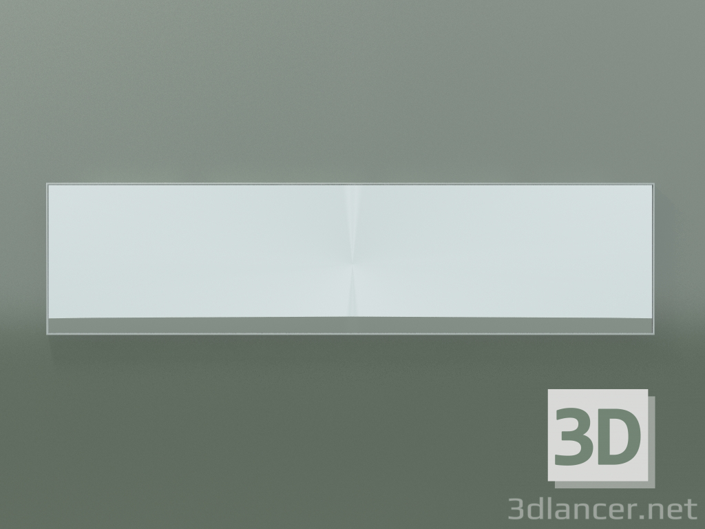 3d model Mirror Rettangolo (8ATHB0001, Glacier White C01, Н 48, L 192 cm) - preview