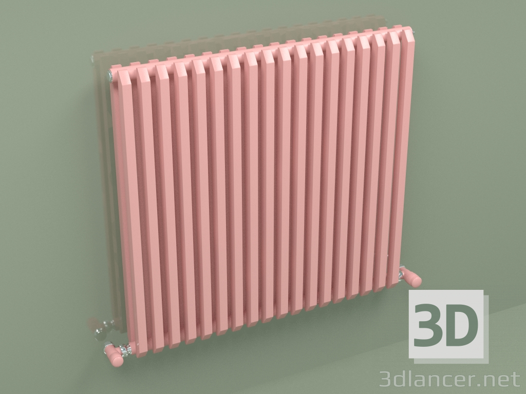 Modelo 3d Radiador SAX 2 (H 680 18 EL, Rosa - RAL 3015) - preview