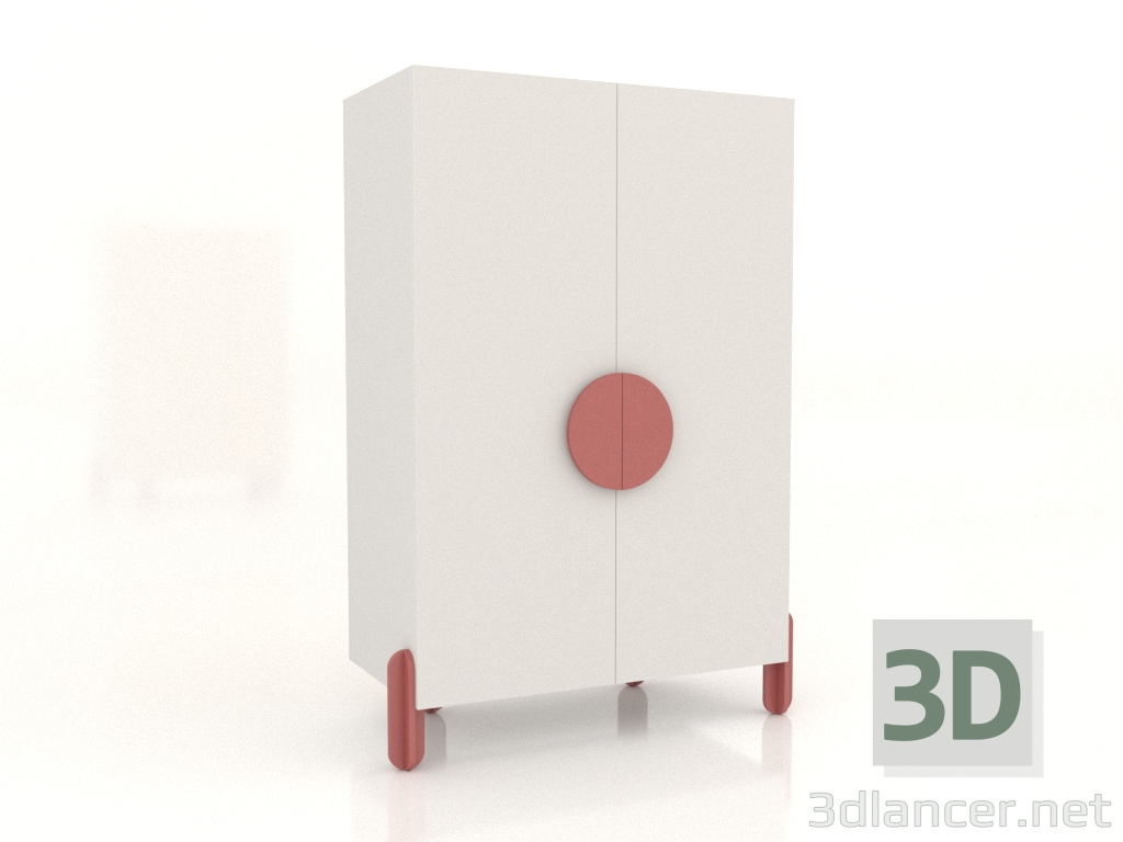 3d model Wardrobe W2 size L - preview