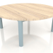 3d model Coffee table D 90 (Blue grey, Iroko wood) - preview