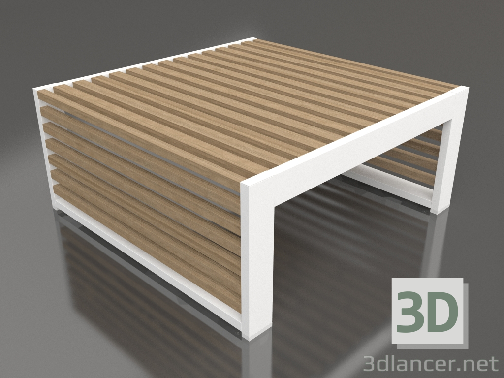 3d model Mesa auxiliar (blanca) - vista previa