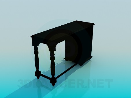 modèle 3D Bureau - preview