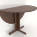 3d model Dining table 1100 mm (extendable, option 2, Walnut light) - preview