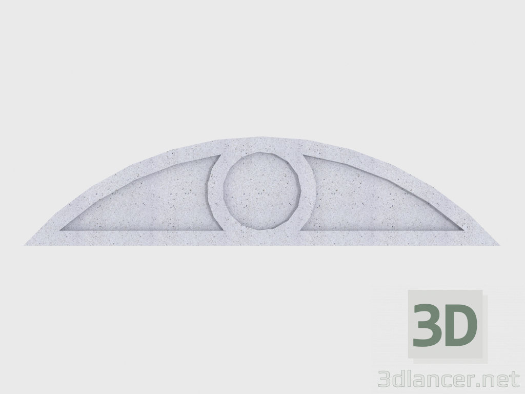 3D Modell Tympanon (OT15B) - Vorschau